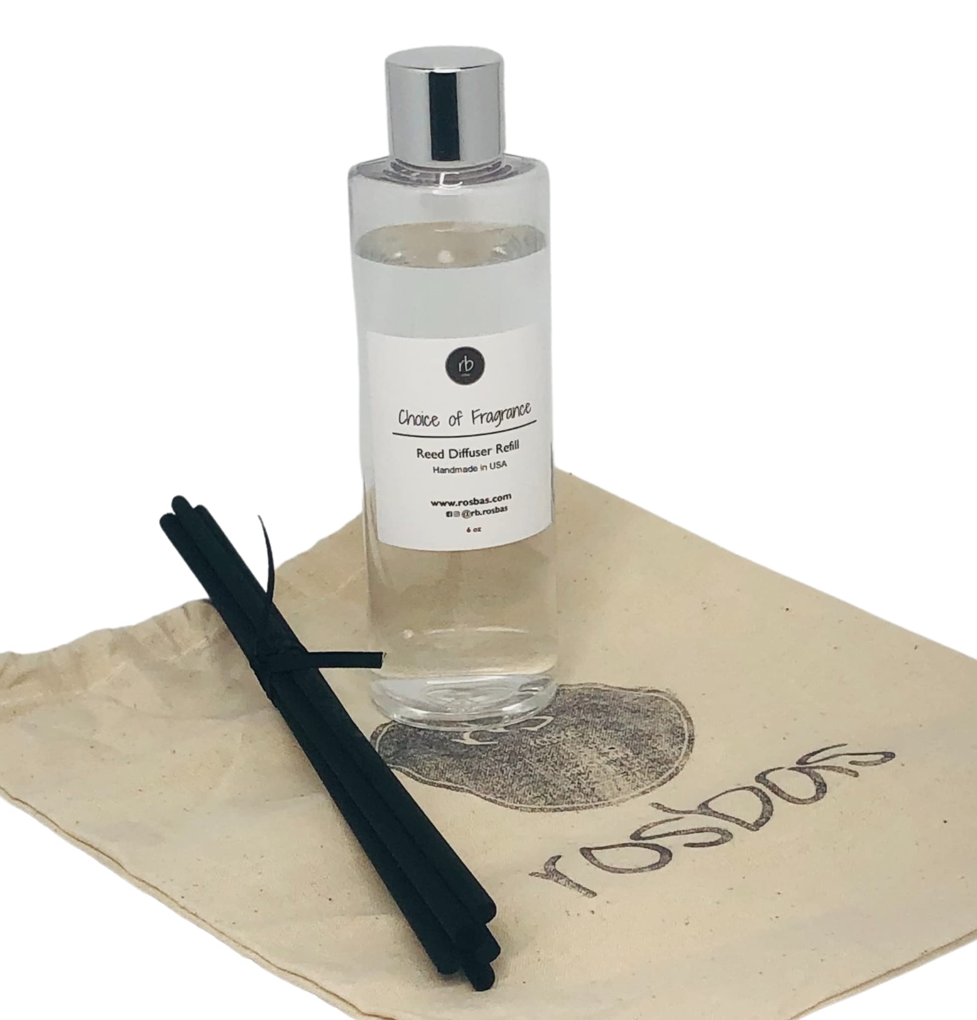 Premium Black Sea Scented Reed Diffuser Set - 6oz Fragrance Oil & 5 Black Reed Sticks | Long-Lasting Home Aromatherapy | Handmade in USA | Perfect for Living Room, Bedroom & Bathroom Decor
