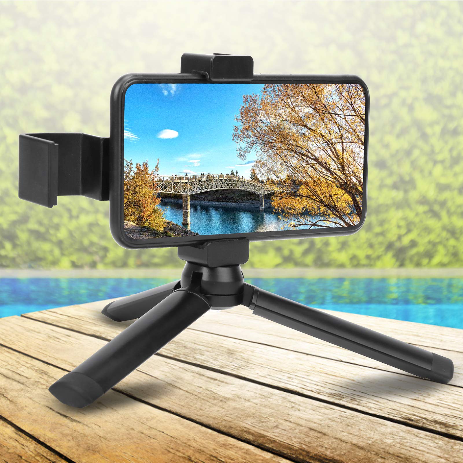 Sturdy Tripod Bracket & Camera Stand - Non-Slip Phone Mount with 1/4