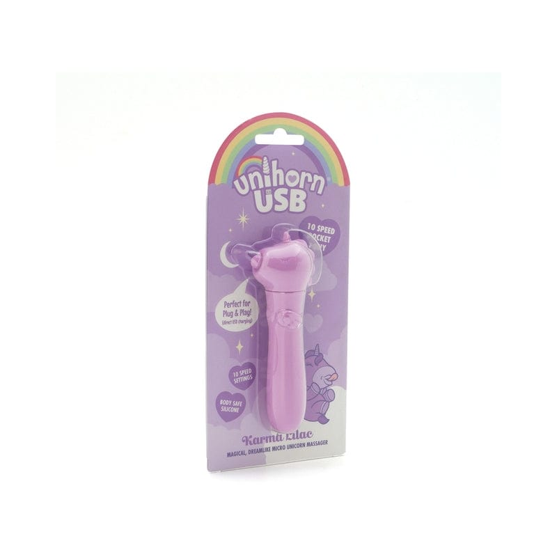 Unihorn USB Bullet Vibrator - Rechargeable Lilac Purple Personal Massager for Women, Waterproof & Travel-Friendly - Perfect for Solo Play, Couples & Relaxation