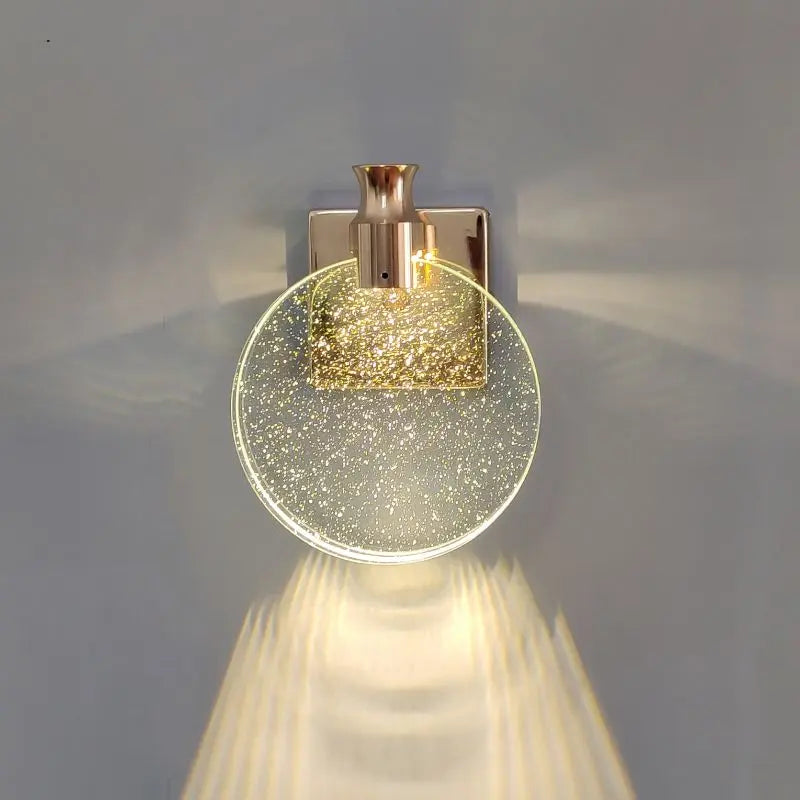 Nellie Crystal Wall Lights - Elegant LED Sconce Lighting for Bedroom, Living Room & Hallway | Modern Home Decor & Ambient Lighting Solution