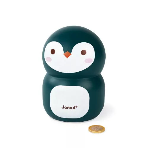 Penguin Money Box - Cute Piggy Bank for Kids Savings, Coin Bank with Lock - Perfect for Birthday Gifts, Allowance Tracking & Financial Education