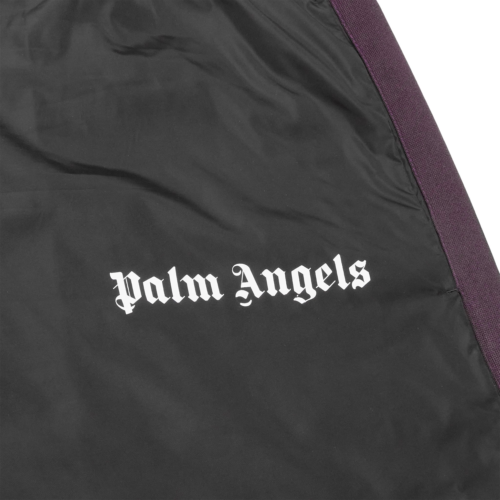 Moncler x Palm Angels Black Striped Nylon Track Pants - Stylish Streetwear for Men | Perfect for Casual Outfits, Gym Wear & Urban Fashion