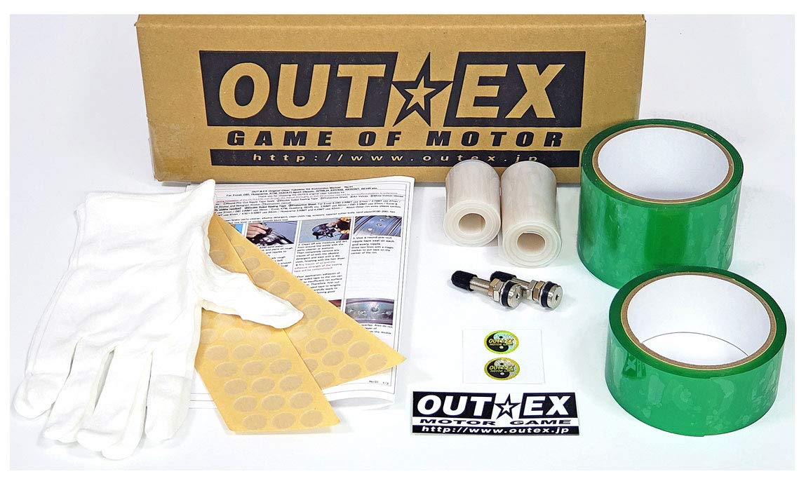 OUTEX FR355DDS Tubeless Conversion Kit for Ducati Scrambler Desert Sled - Off-Road Motorcycle Tire Upgrade for Adventure Riding & Trail Performance