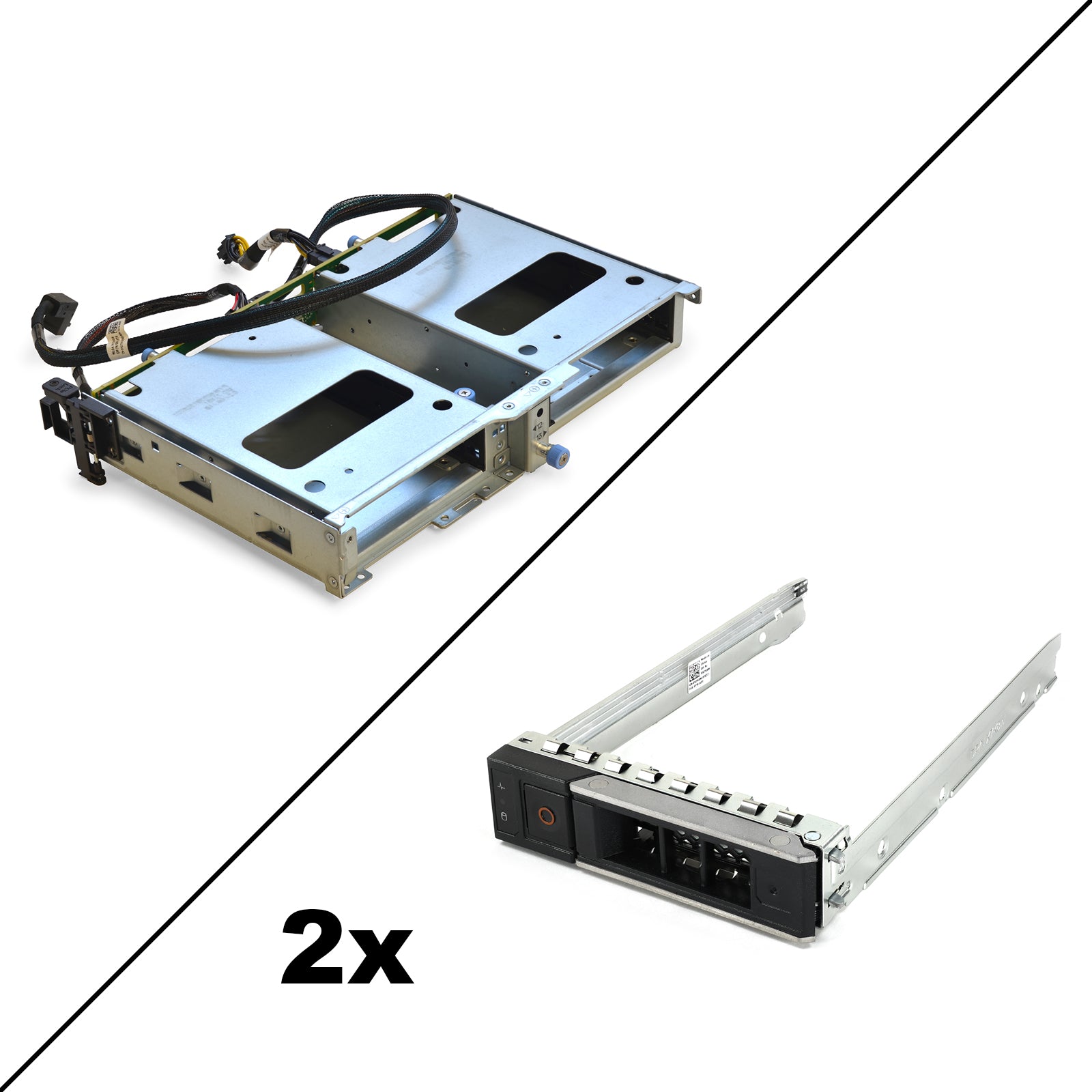 2 Bay LFF Flex Bay with Cables for Dell PowerEdge R740xd Server - Includes 2x 3.5