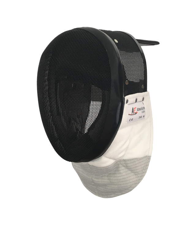 AF Foil Mask 350N with Removable Padding - Lightweight Fencing Face Protection for Training & Competition - Perfect for Foil, Epee, and Saber Fencing Gear