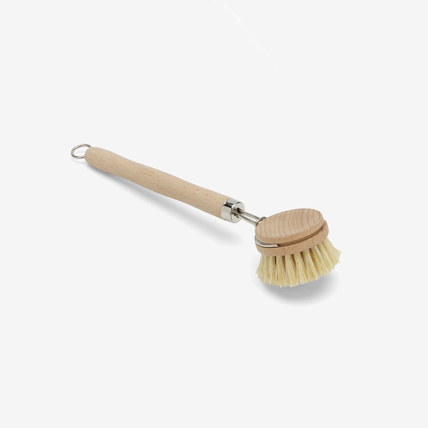 Fox Run Natural Dish Brush - Eco-Friendly Cleaning Brush for Kitchen, Dishes, Pots & Pans | Perfect for Hand Washing, Scrubbing & Sustainable Living