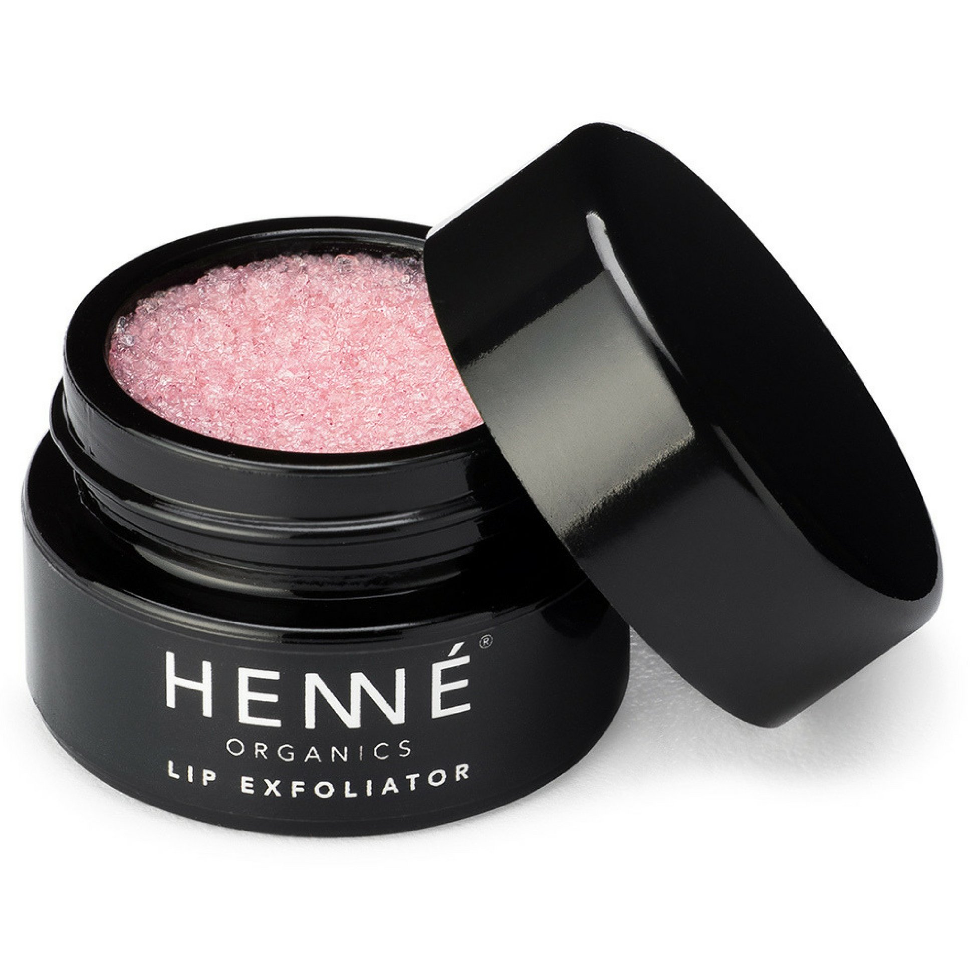 Henné Organics Natural Organic Sugar Lip Scrub Exfoliator - Rose Diamonds Flavor for Soft Smooth Lips - Perfect for Dry Chapped Lips Care & Pre-Makeup Prep