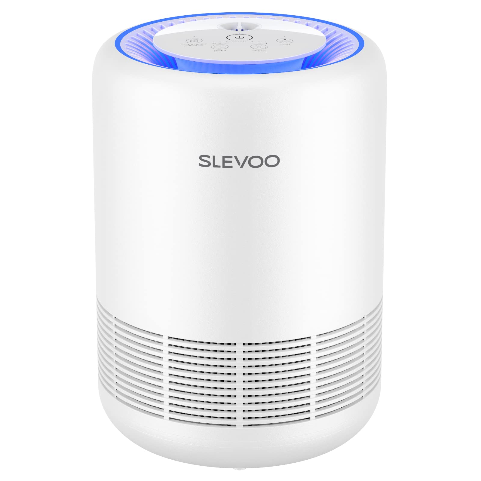 BS-01 White H13 True HEPA Air Purifier for Bedroom - Removes 99.97% of Smoke, Dust, Pollen & Pet Dander | Fragrance Sponge, Night Light & Timer | Ideal for Homes with Pets, Smokers & Allergy Sufferers | Perfect for Night Use & Small Rooms