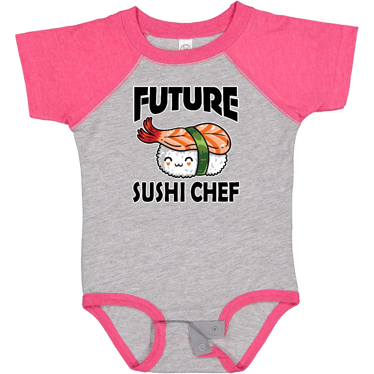 Inktastic Future Sushi Chef Baby Bodysuit - Cute Infant Onesie for Boys & Girls - Perfect for Cooking Enthusiasts, Japanese Food Lovers, and Playtime Fun