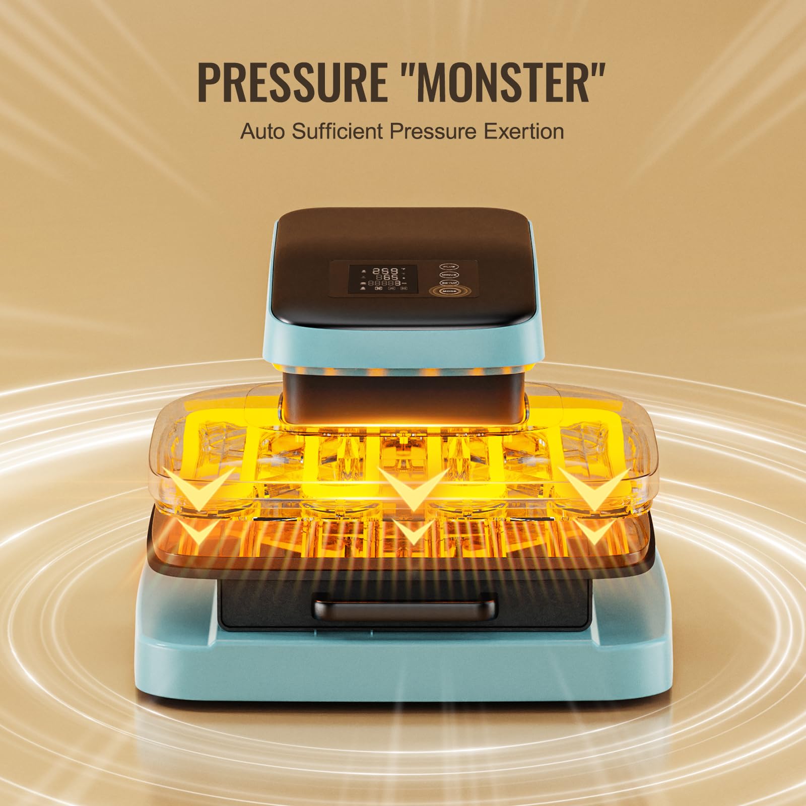 VEVOR 15x15 Auto Heat Press Machine for T-Shirts, Sublimation & Heat Transfer - Fast & Even Heating with Auto Press & Release - Perfect for DIY Projects, Custom Apparel & Small Business Printing