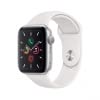 Silver Aluminum W White Sport Band