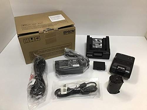 Epson TM-P20 Bluetooth Thermal Line Printer with Battery, Charger & AC Adapter - Mobile Receipt Printing for Retail, Restaurants & Events