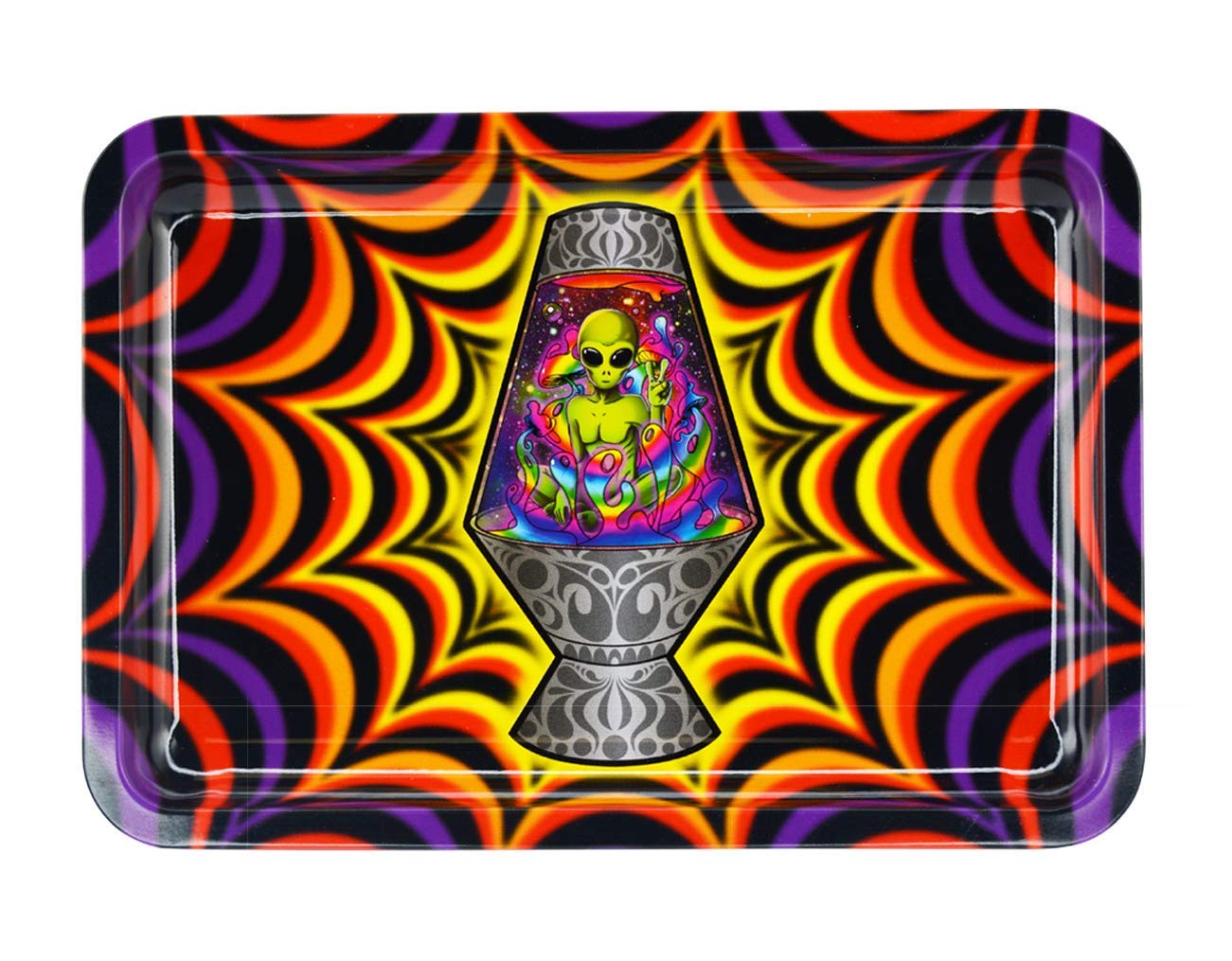 Lava Lamp Metal Tray for Home & Office Decor
