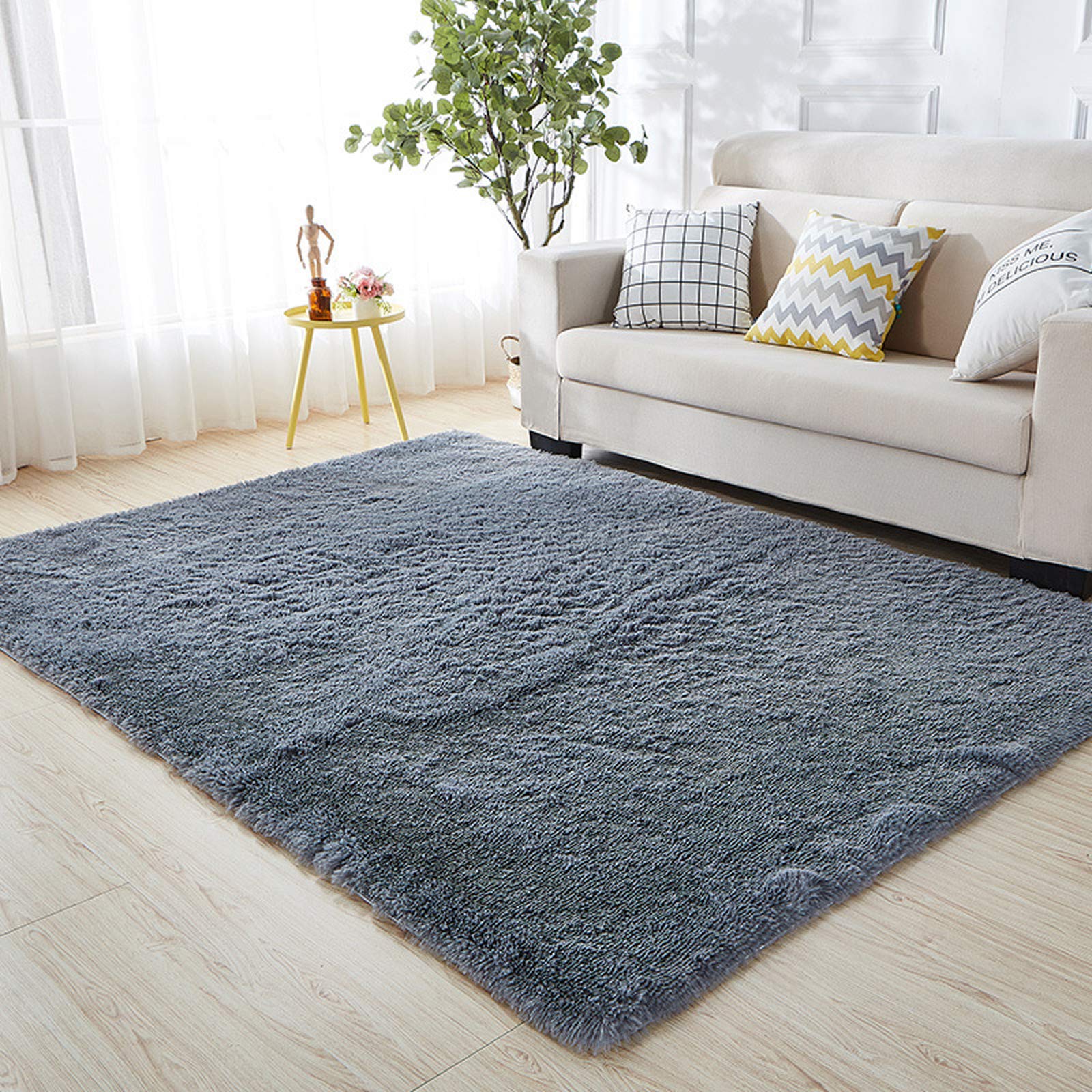 Super Soft Fluffy Shaggy Rug - Non-Slip Large Area Carpet for Living Room & Bedroom - Modern Extra Large Floor Mat (60x160cm) - Perfect for Cozy Home Decor, Kids Play Area and Pet-Friendly Spaces