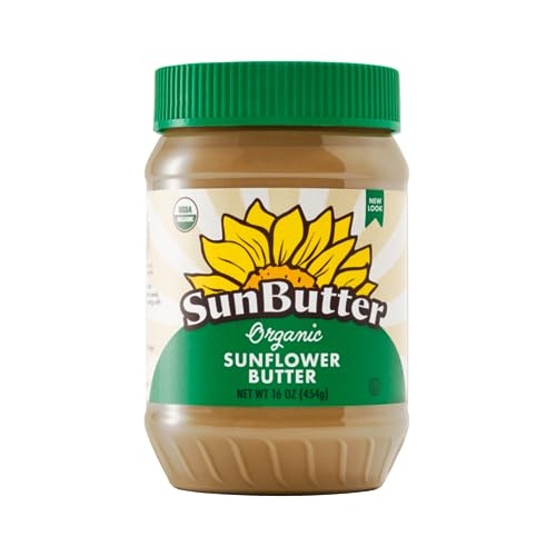 Organic Sunflower Butter 16oz - Roasted Seed Spread for Sandwiches, Baking & Snacks