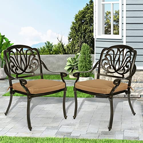 2 Floral Chairs With Cushions