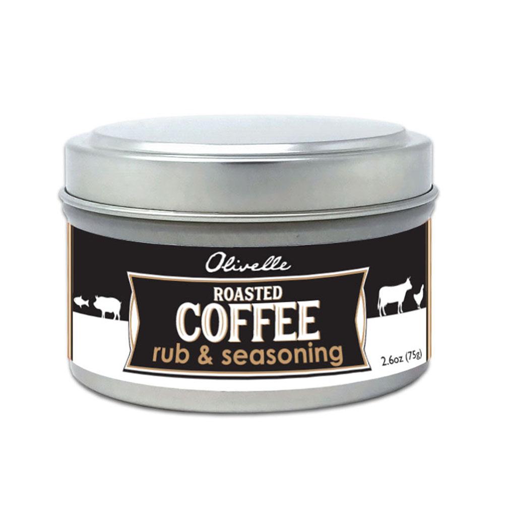 Premium Roasted Coffee Rub for Steak & BBQ - Gourmet Seasoning Blend for Grilling, Smoking & Slow Cooking - All-Natural Coffee Spice Rub for Meat, Ribs & Pork