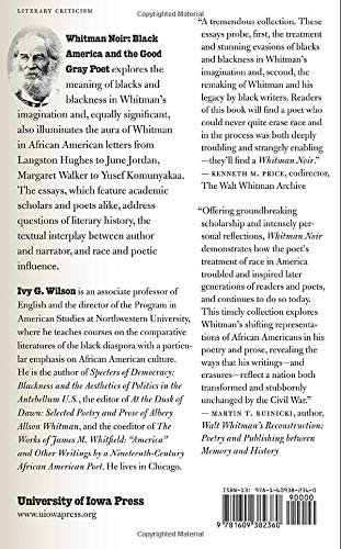 Whitman Noir: Black America and the Good Gray Poet - Literary Analysis of Walt Whitman's Influence - Perfect for American Literature Studies & Cultural Research