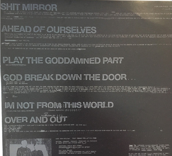 Nine Inch Nails Bad Witch Vinyl LP Album 180 Gram Near Mint (NM/M) - Limited Edition Collectible Record for Audiophiles & Music Lovers