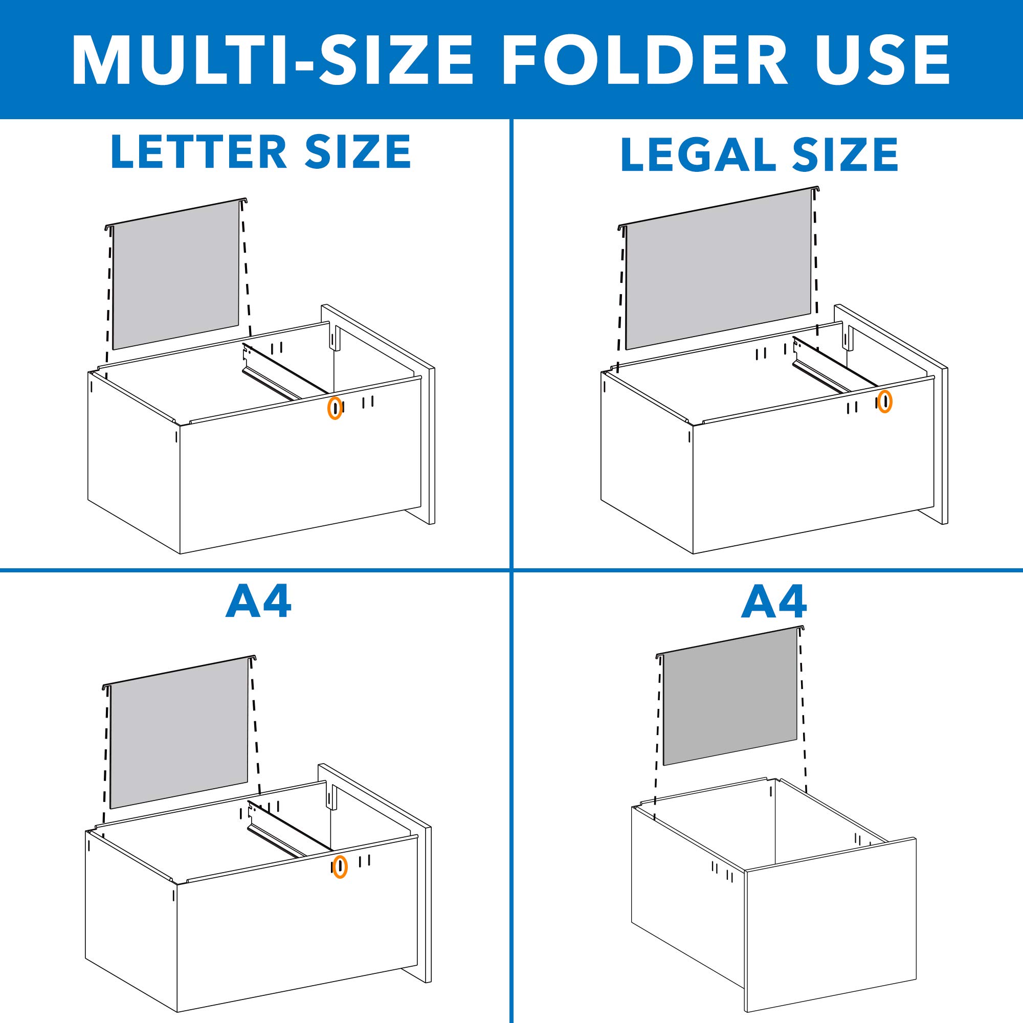 Mount-It! 3-Drawer Lockable Rolling File Cabinet with Wheels - White Under Desk Storage Organizer for Home Office - Holds Legal, Letter & A4 Files - Perfect for Small Spaces & Mobile Document Organization