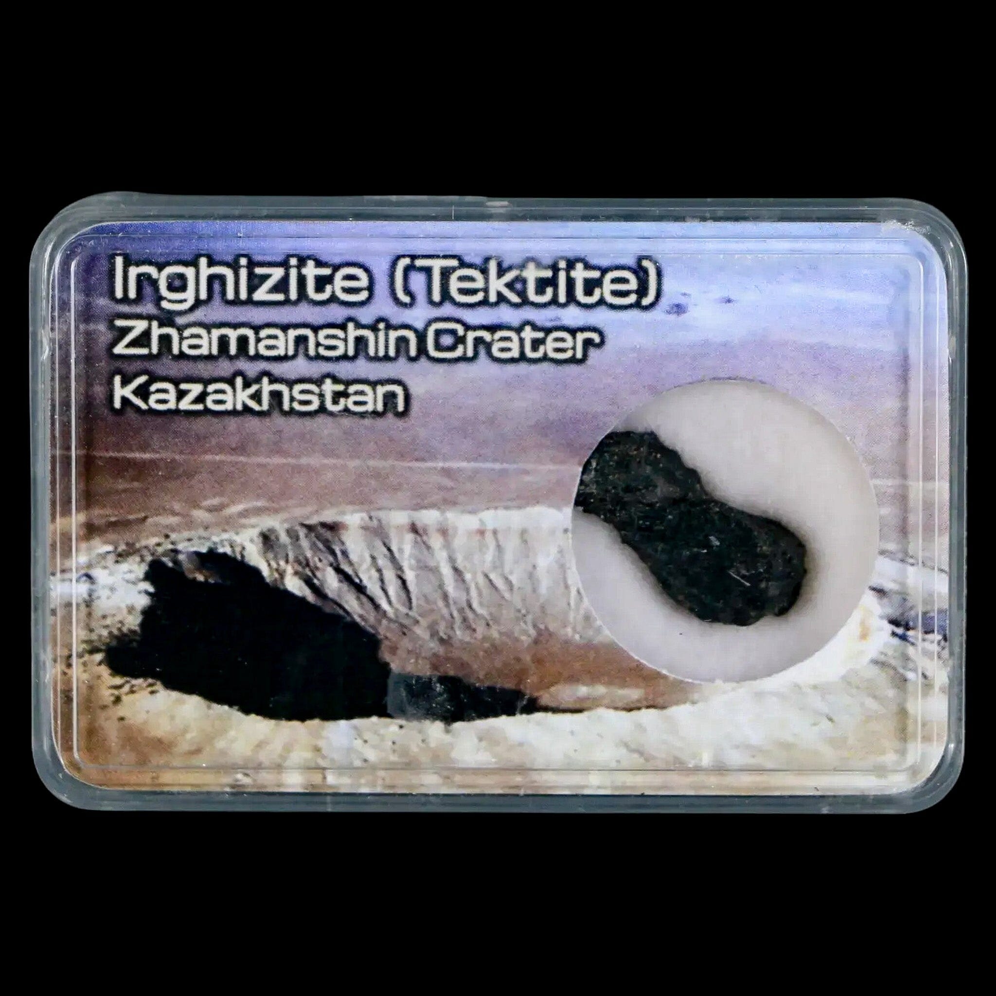 Authentic Irghizite Tektite Meteorite Specimen from Zhamanshin Crater Kazakhstan - 0.63g Rare Space Rock for Collectors & Science Display | Perfect for Home Decor, Gift, and Educational Purposes
