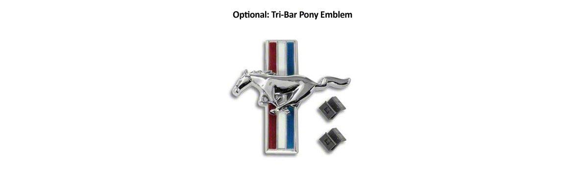 2010-2012 Mustang GT Black Pony Delete Lower Grille – Sleek Upgrade for Enhanced Style and Performance