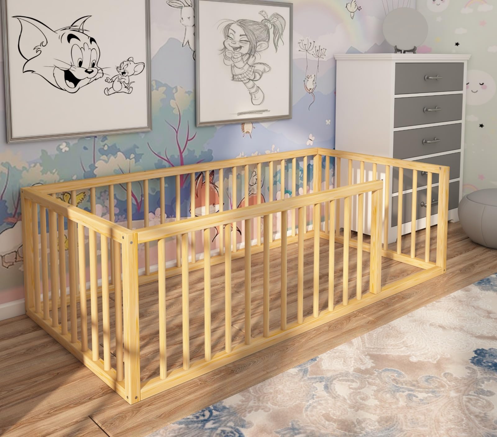 Montessori Floor Bed for Toddlers - 27.5