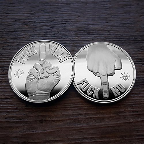 ZFG Inc. Decision Maker Novelty Coin - Silver Giftable Token for Fun Choices & Games (Perfect for Parties, Gifts, and Decision-Making Fun)
