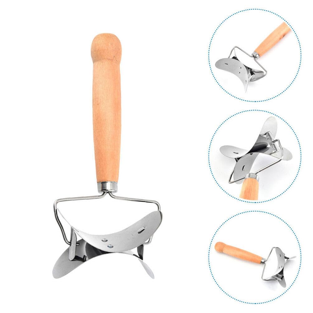 2-Pack Stainless Steel Dumpling Wrapper Cutter - Professional Circle Dough Roller for Homemade Dumplings, Ravioli & Wonton - Perfect for Asian Cooking & Italian Pasta Making