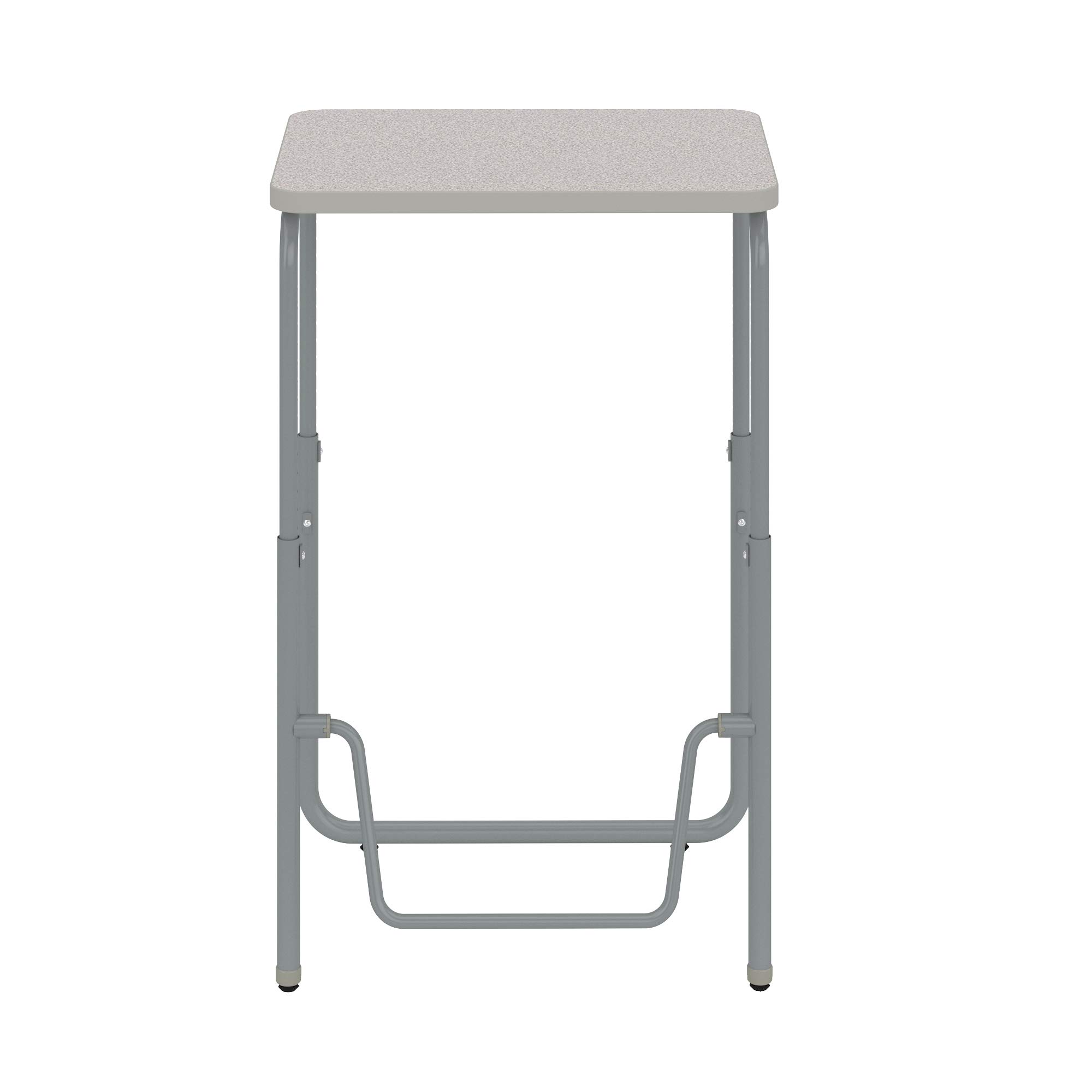 Safco Products AlphaBetter 2.0 Adjustable Height Student Desk with Swinging Footrest - Sit to Stand School & Home Study Desk (29