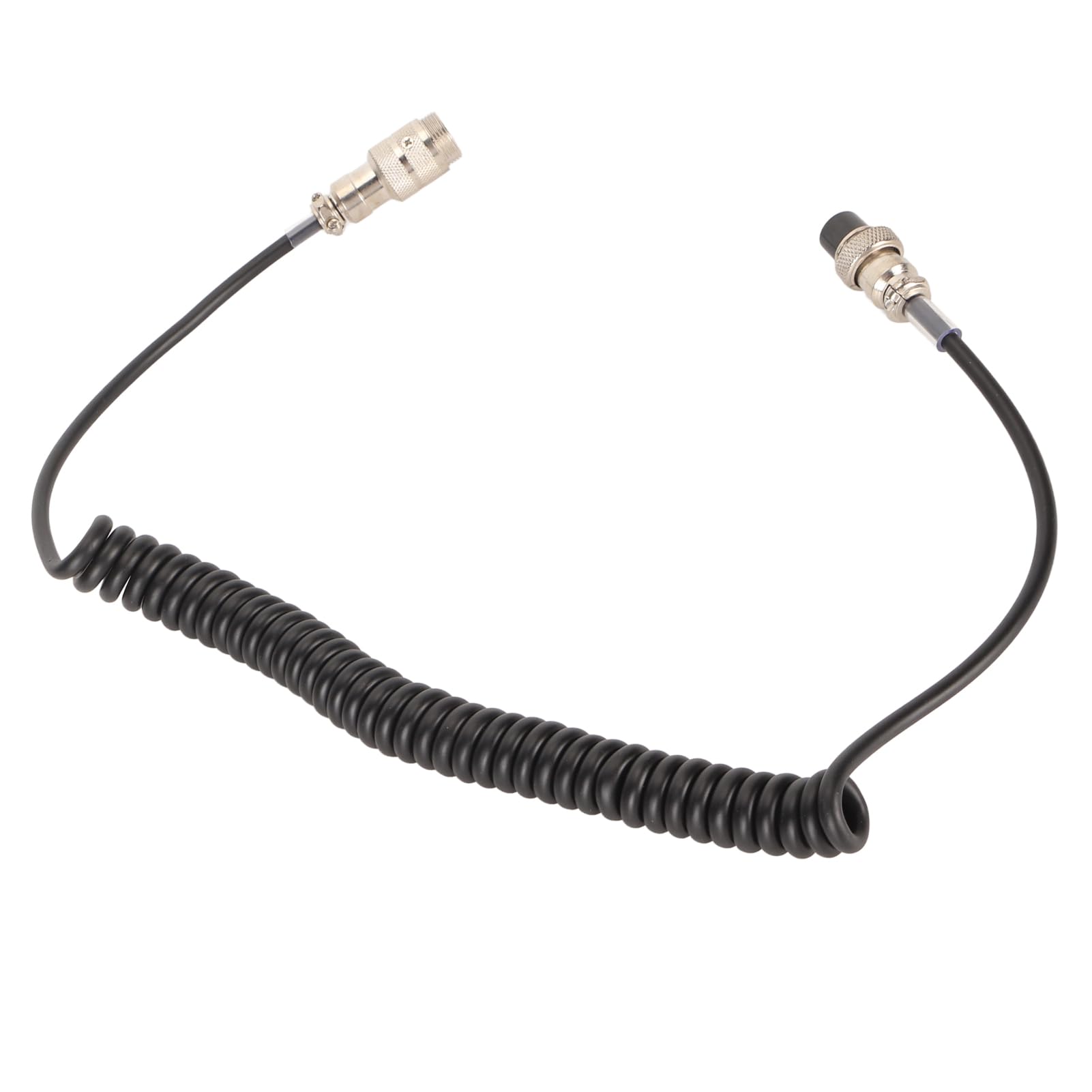 4-Pin CB Radio Microphone Extension Cord with Spring Wire Design - Male to Female Microphone Cable for Cobra Radios - Perfect for Truckers, Off-Roading & Emergency Communication
