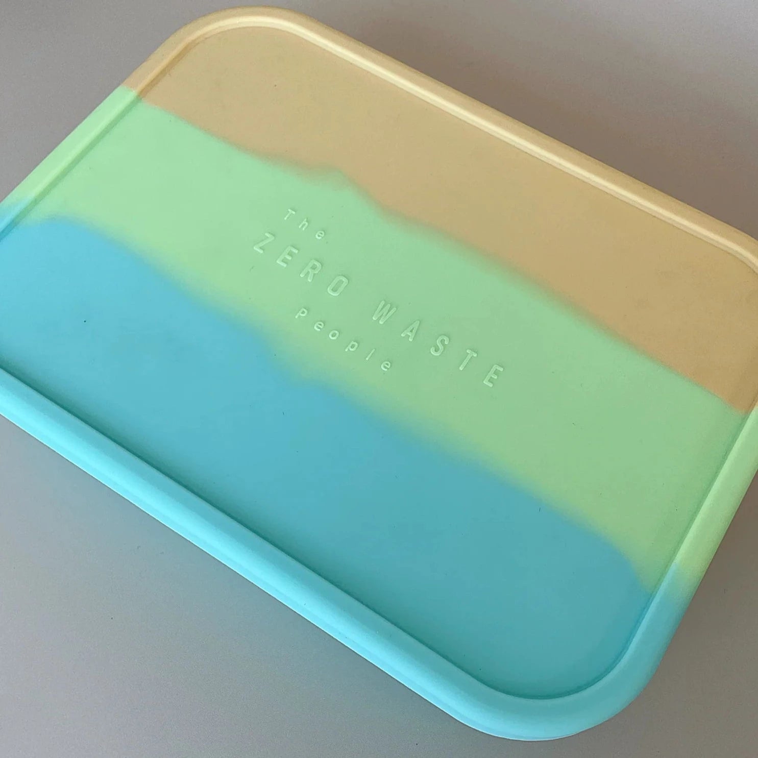 Eco-Friendly Silicone Lunch Box by The Zero Waste People | Reusable, Leak-Proof Food Container for School, Office & Picnics | BPA-Free Meal Prep Storage