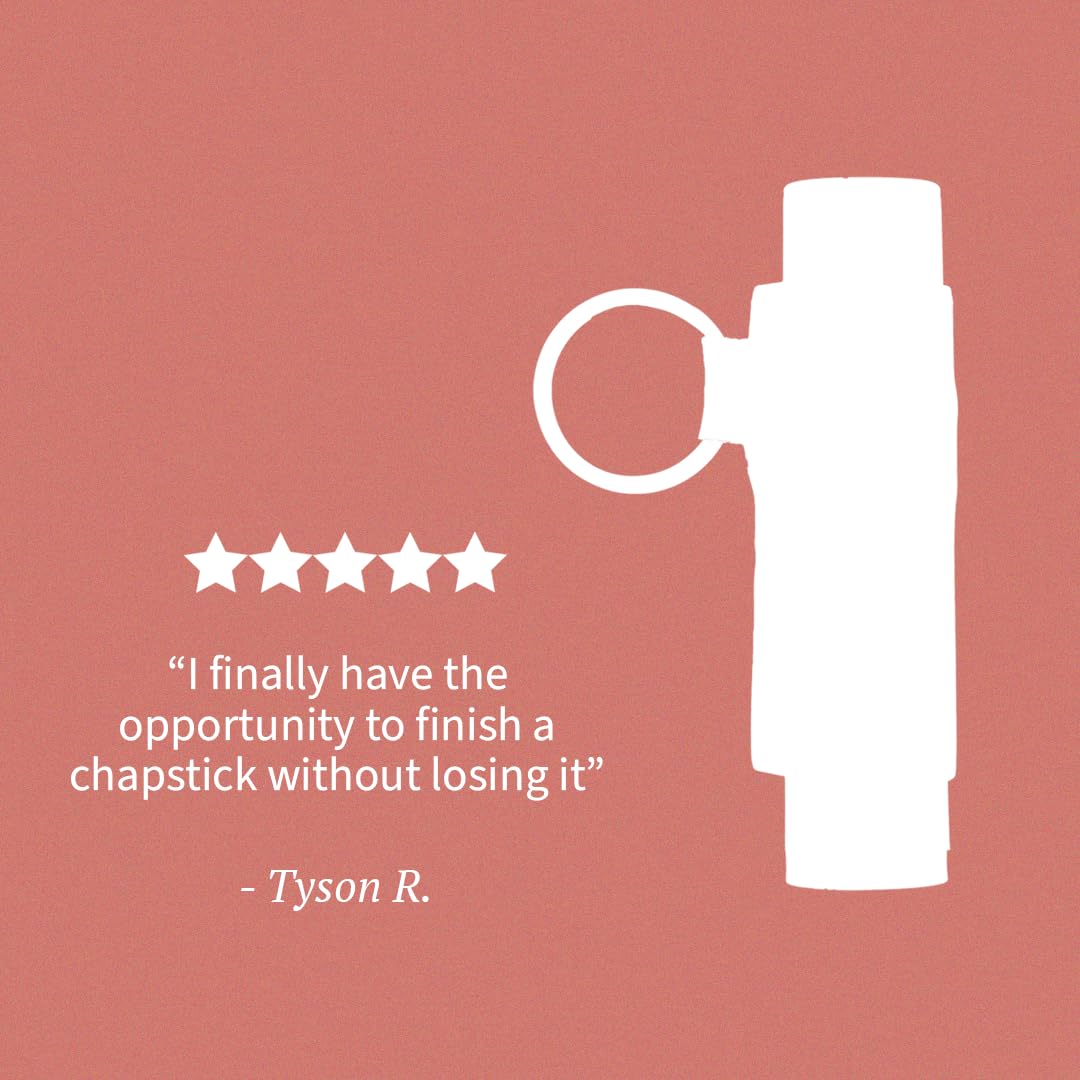 Elastic Lip Balm Holder Keychain - Thread Wallets for Women & Men, Portable Lip Gloss & Chapstick Organizer - Perfect for Gym, Travel, and Everyday Carry