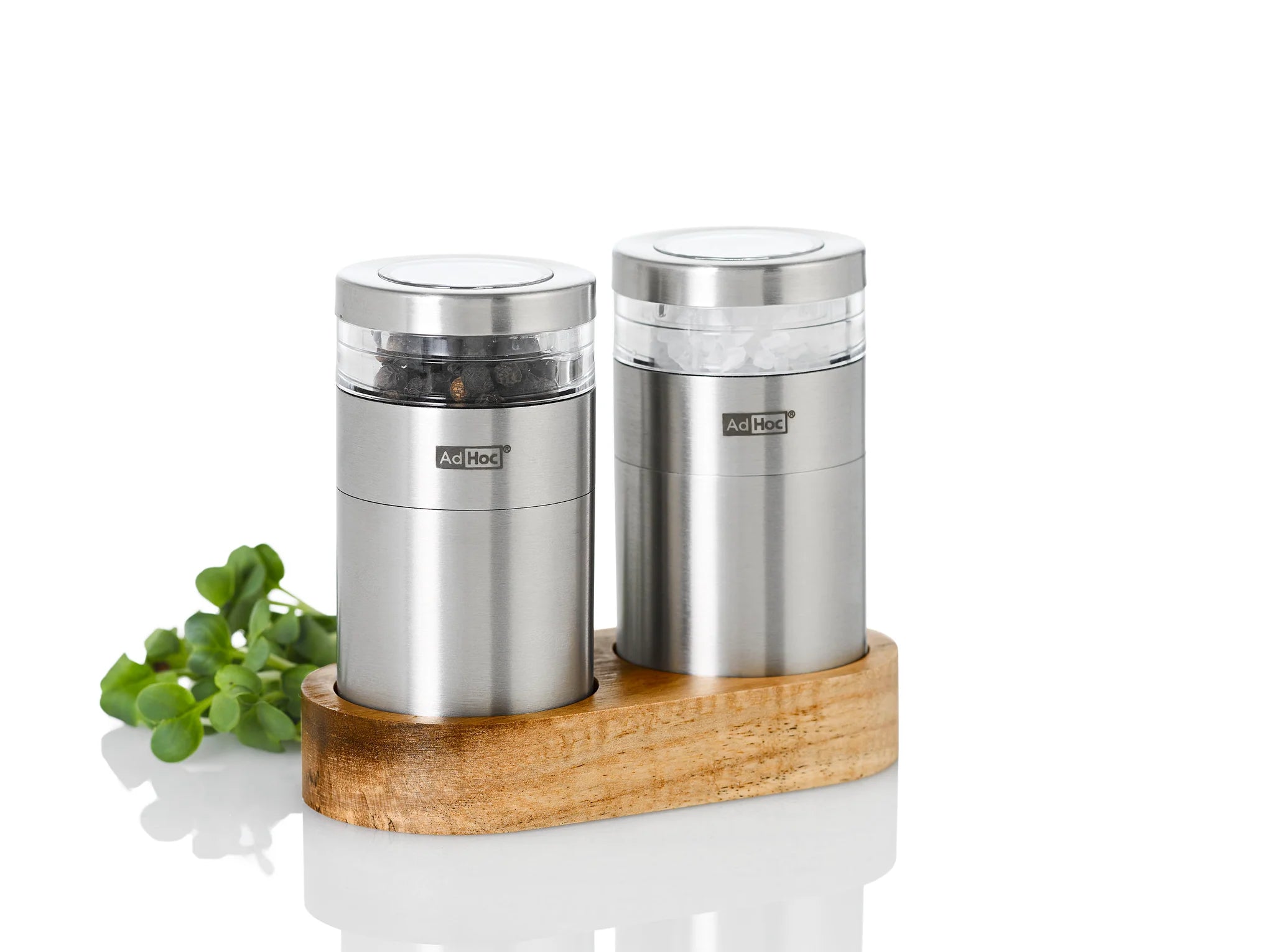 Premium Adhoc Menage Molto Salt and Pepper Grinder Set - Adjustable Ceramic Spice Mill for Kitchen, Dining Table & Gourmet Cooking - Perfect for Home, Restaurant & Gift Giving