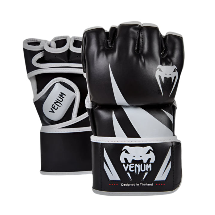 VENUM MMA Gloves - Challenger Series Black - Premium Training & Sparring Gear for MMA, Boxing & Muay Thai - Perfect for Fighters & Fitness Enthusiasts