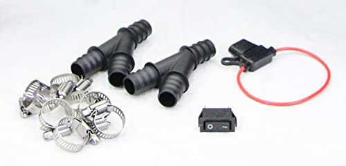 13,000 BTU 24V Universal Low Profile Auxiliary Cab Heater for Cars, Trucks, Vans & UTVs - Perfect for Winter Driving & Off-Road Adventures