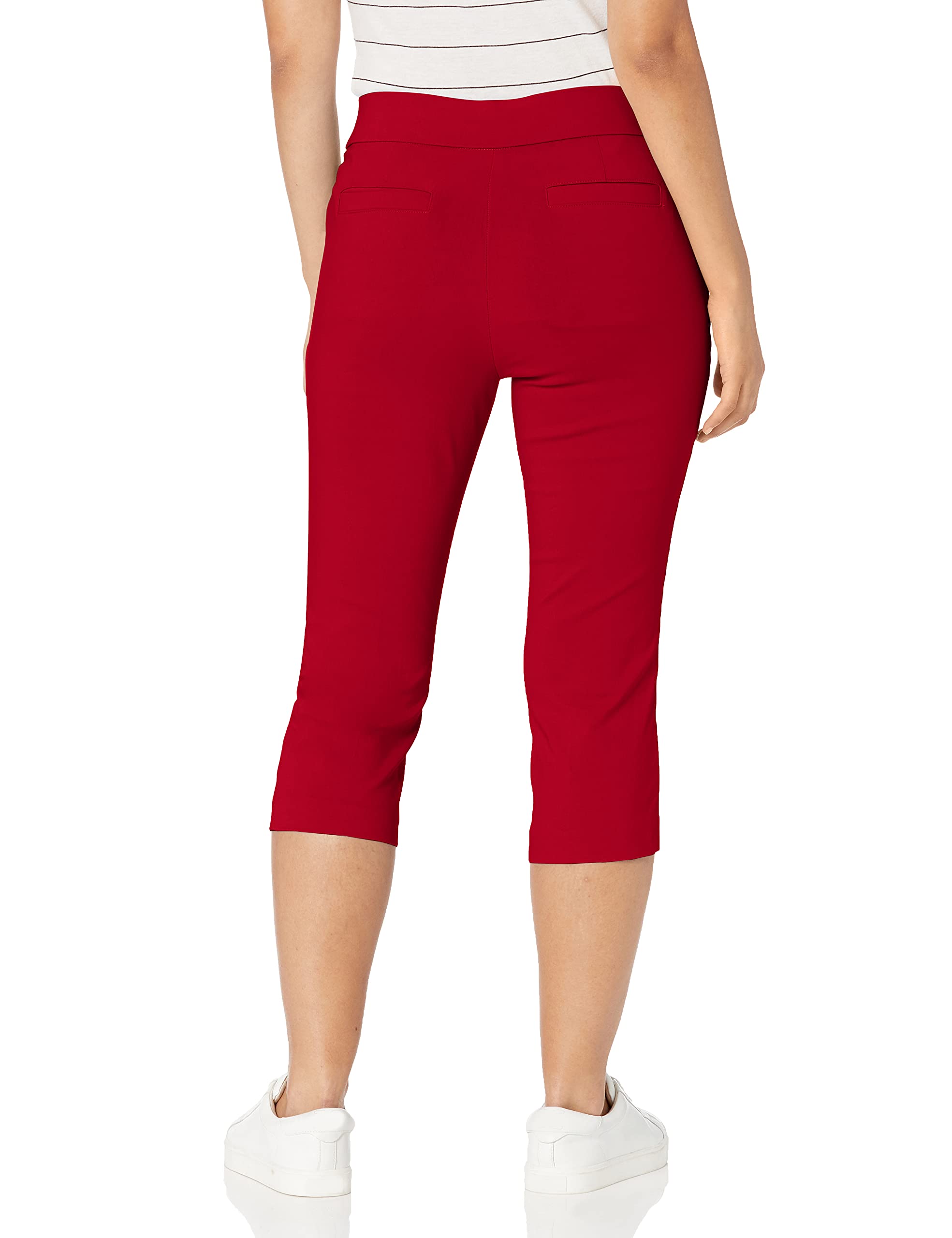 Briggs Women's Capri Pants with Pockets - Casual Pull-On Style for Work & Travel