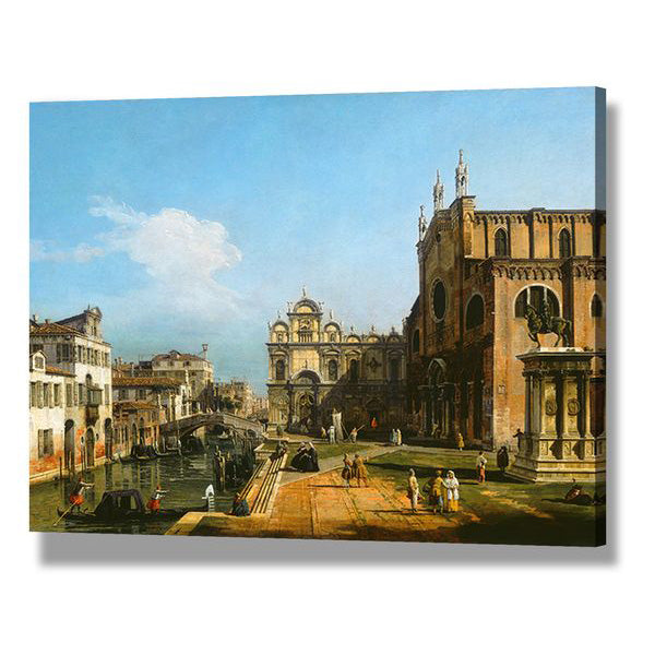 Bernardo Bellotto Wall Art Decor for Living Room - Premium Canvas Print - Perfect for Home, Office & Gallery Display