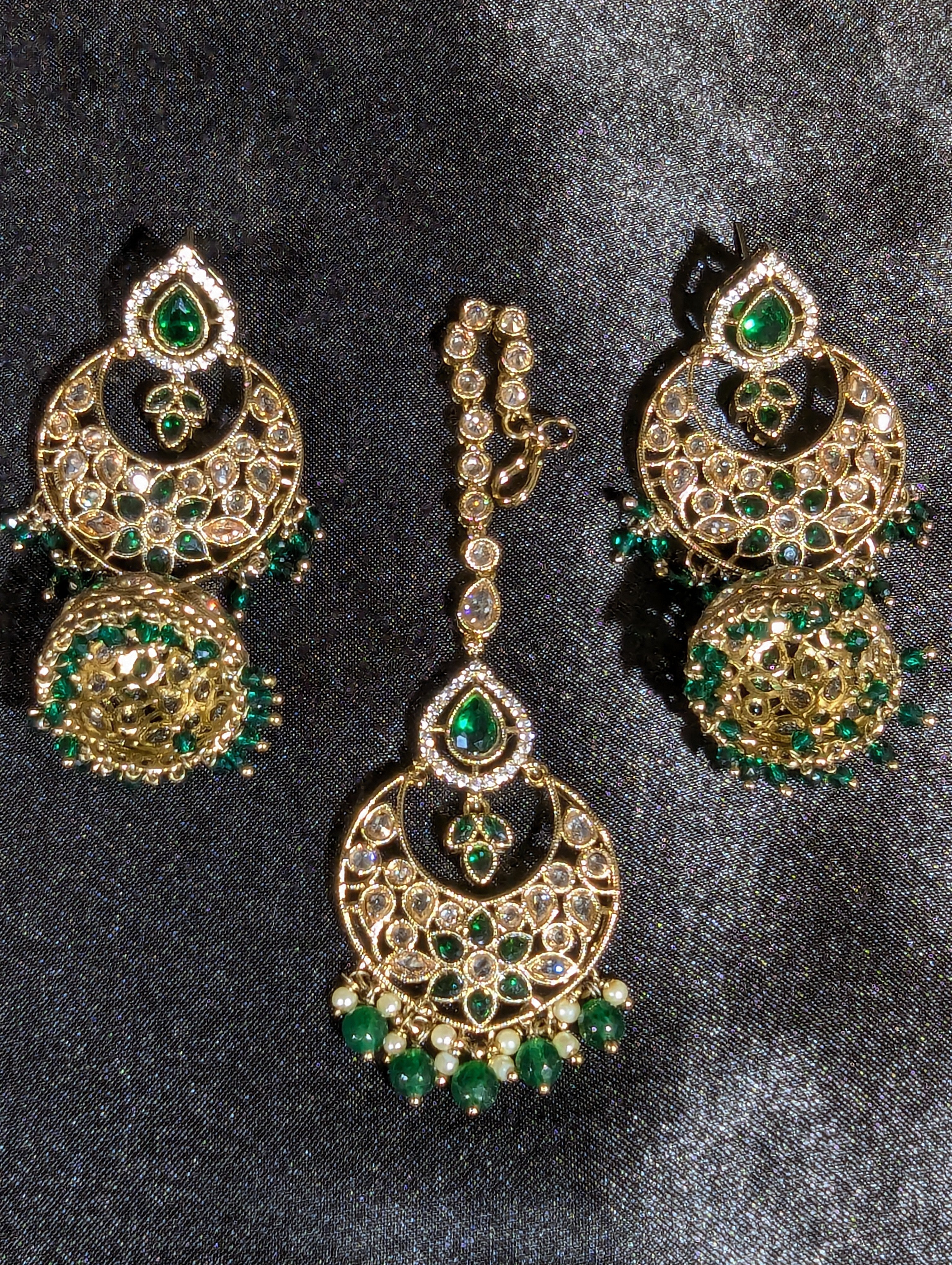 Ahana Semi Bridal Set - Elegant Wedding Jewelry for Brides, Bridesmaids & Formal Occasions | Perfect for Weddings, Engagements & Special Events