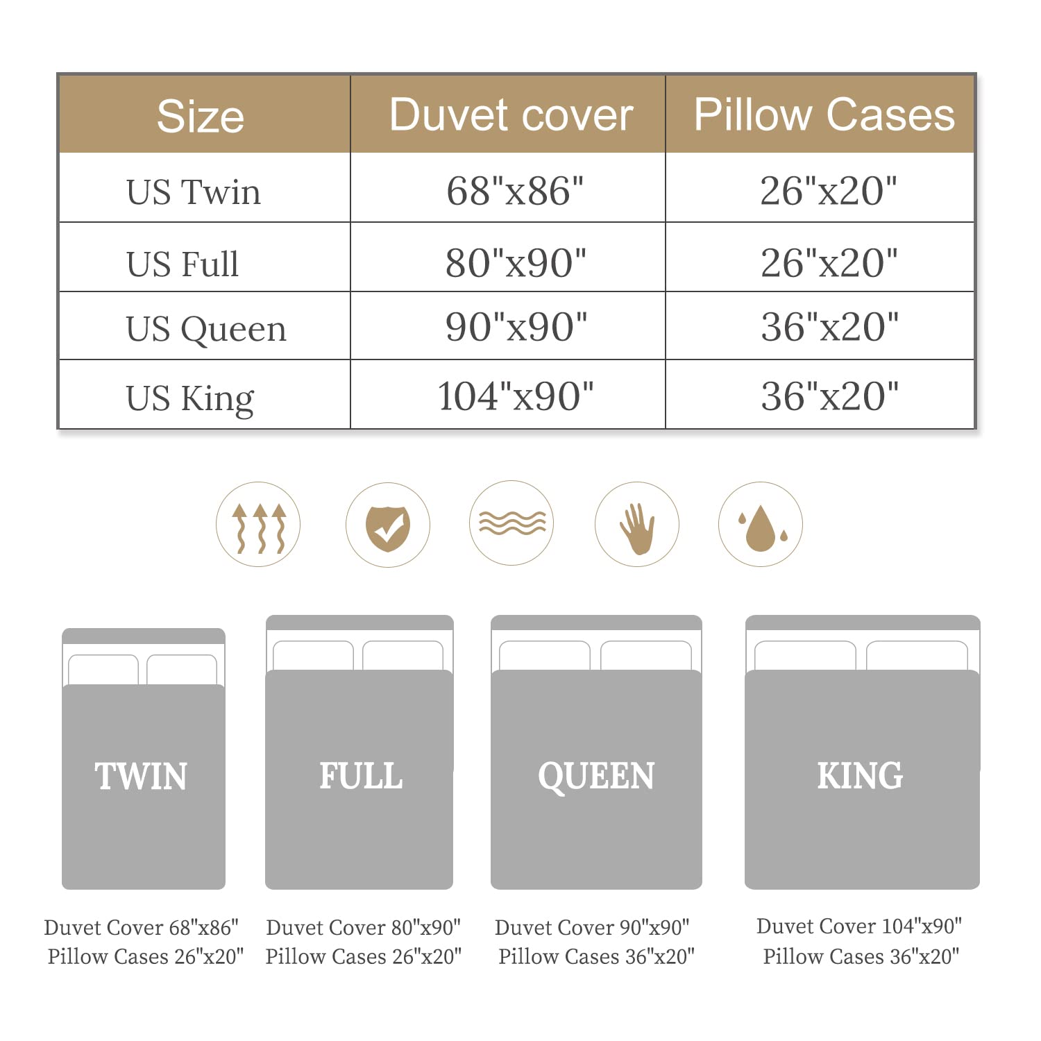 Sleepwish Ethnic Floral Duvet Cover Set - Orange & Blue African Print Bedding 3-Piece King Size - Soft Breathable Cotton for Master Bedroom, Guest Room & Bohemian Decor