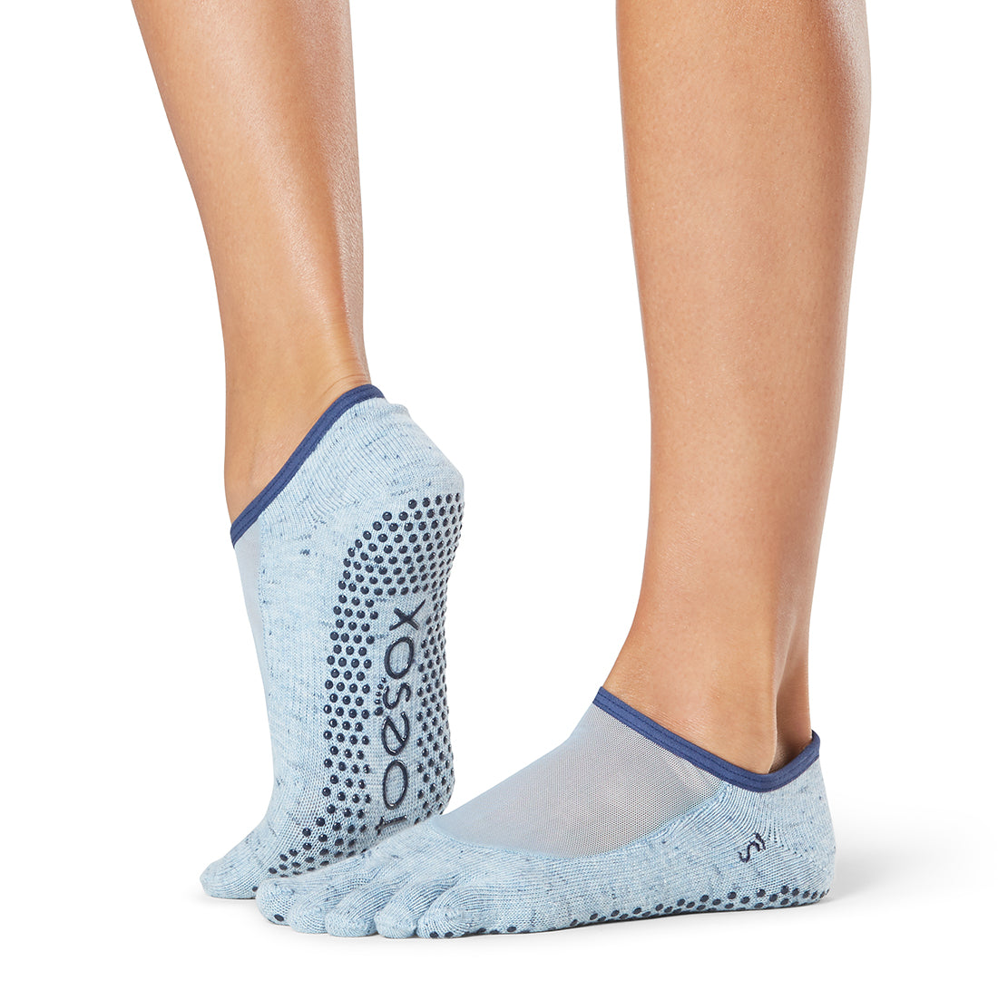 ToeSox Luna Grip Socks - Non-Slip Yoga Socks for Women & Men - Ideal for Pilates, Barre, Dance & Home Workouts