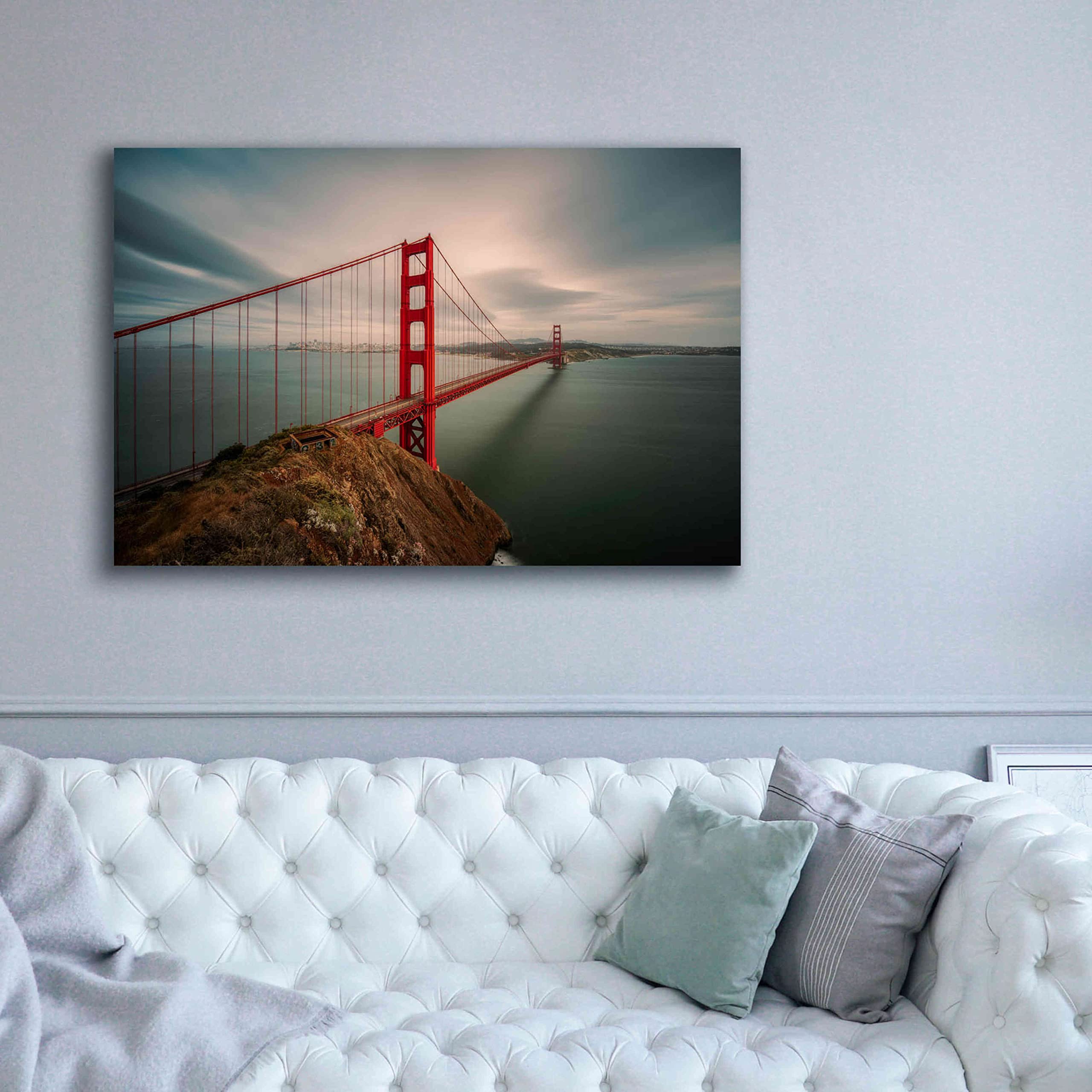 Bruce Getty 'Batteries Spencer' Graffiti Giclee Canvas Wall Art - 60x40 Inches Modern Urban Home Decor for Living Room, Bedroom & Office