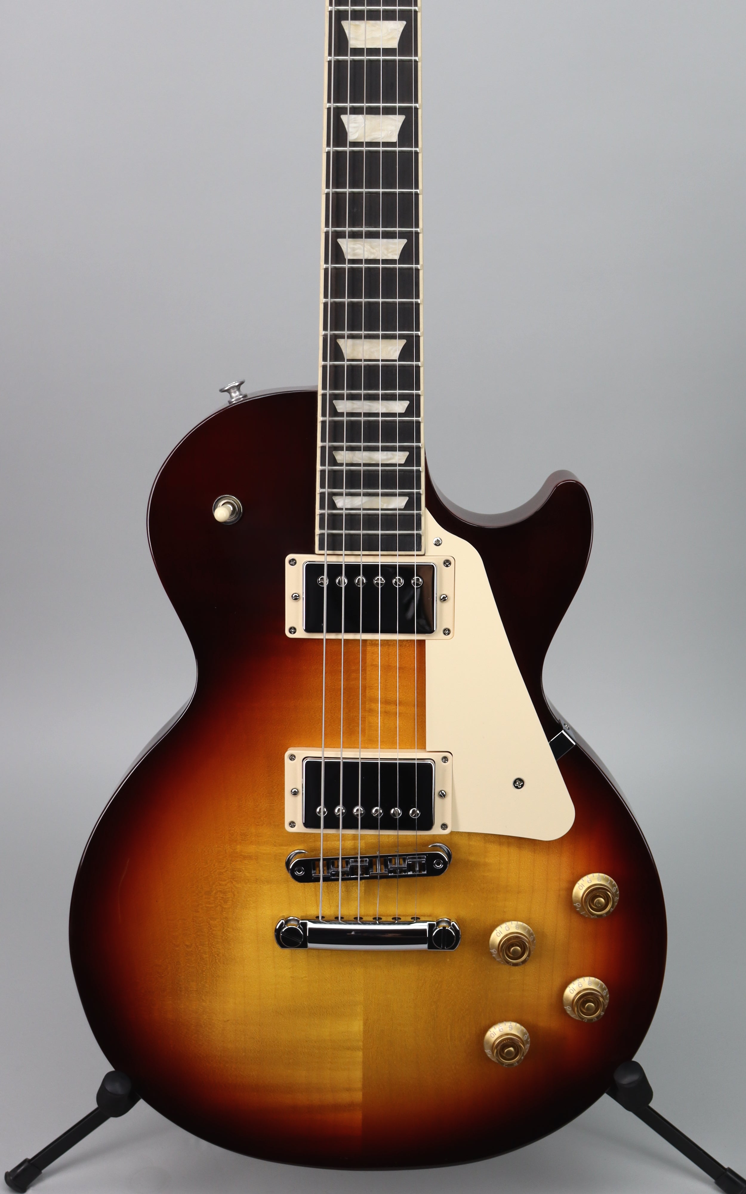 Gibson Les Paul Studio Session Electric Guitar - Bourbon Burst Finish | Professional Grade for Stage & Studio Performances | Perfect for Rock, Blues & Jazz Musicians
