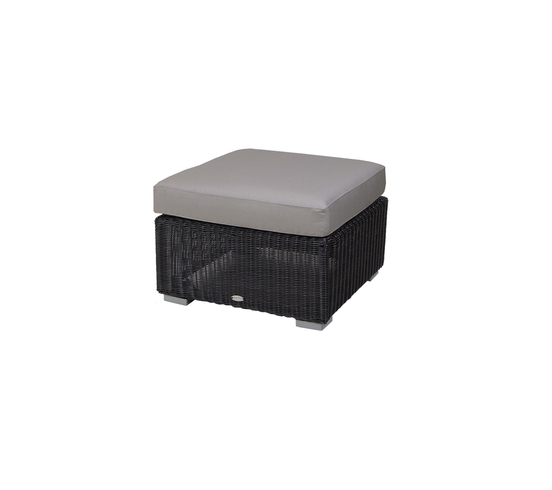 Chester Woven Outdoor Footstool Coffee Table - Stylish & Durable for Patio, Garden, and Poolside Relaxation