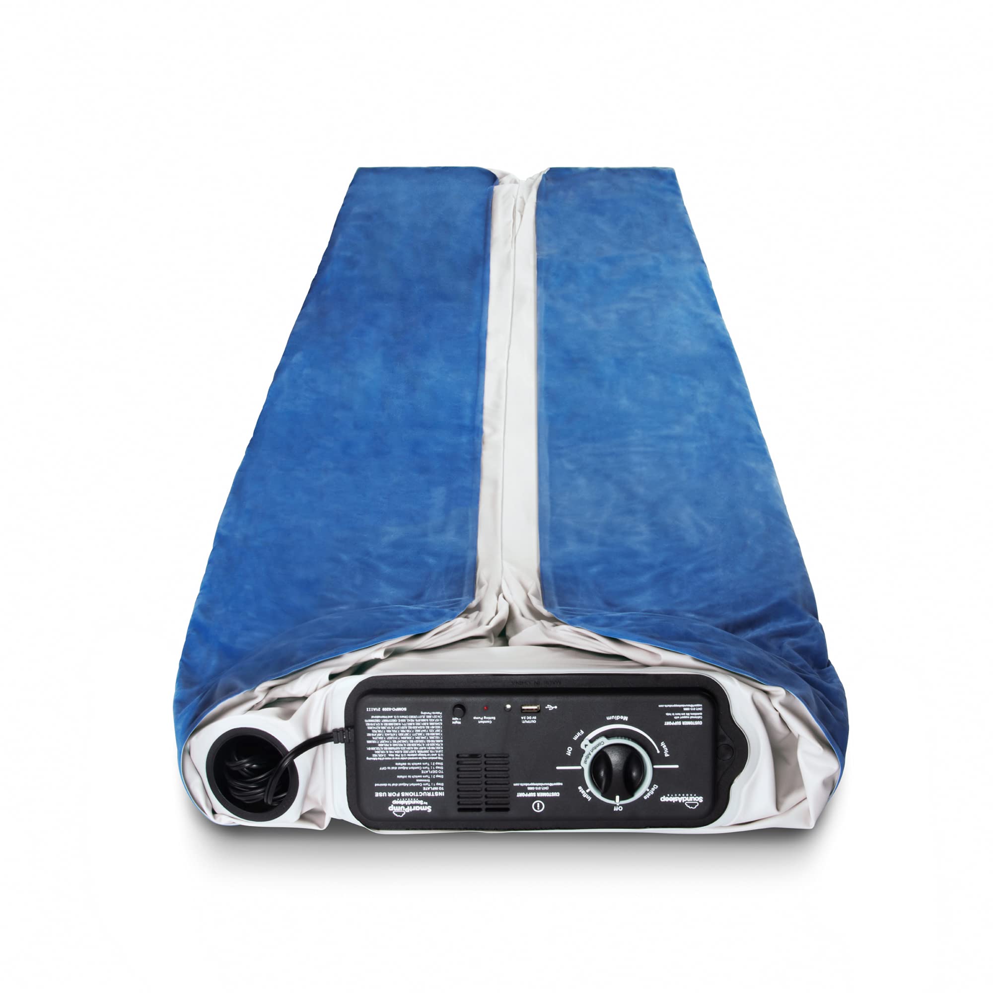 SoundAsleep CloudNine Series Air Mattress with Dual Smart Pump Technology - Twin Size Inflatable Bed for Home, Camping & Guest Use - Comfortable & Portable Blow Up Mattress