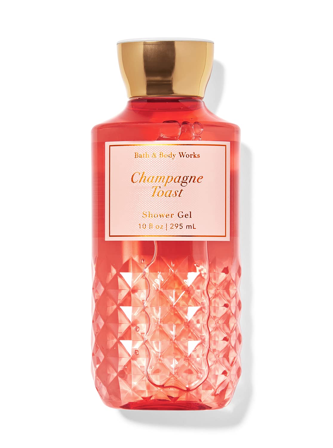 Bath & Body Works Champagne Toast Shower Gel - 10 oz (296 ml) Moisturizing Body Wash for Women & Men | Perfect for Daily Shower, Spa Day & Gift Giving