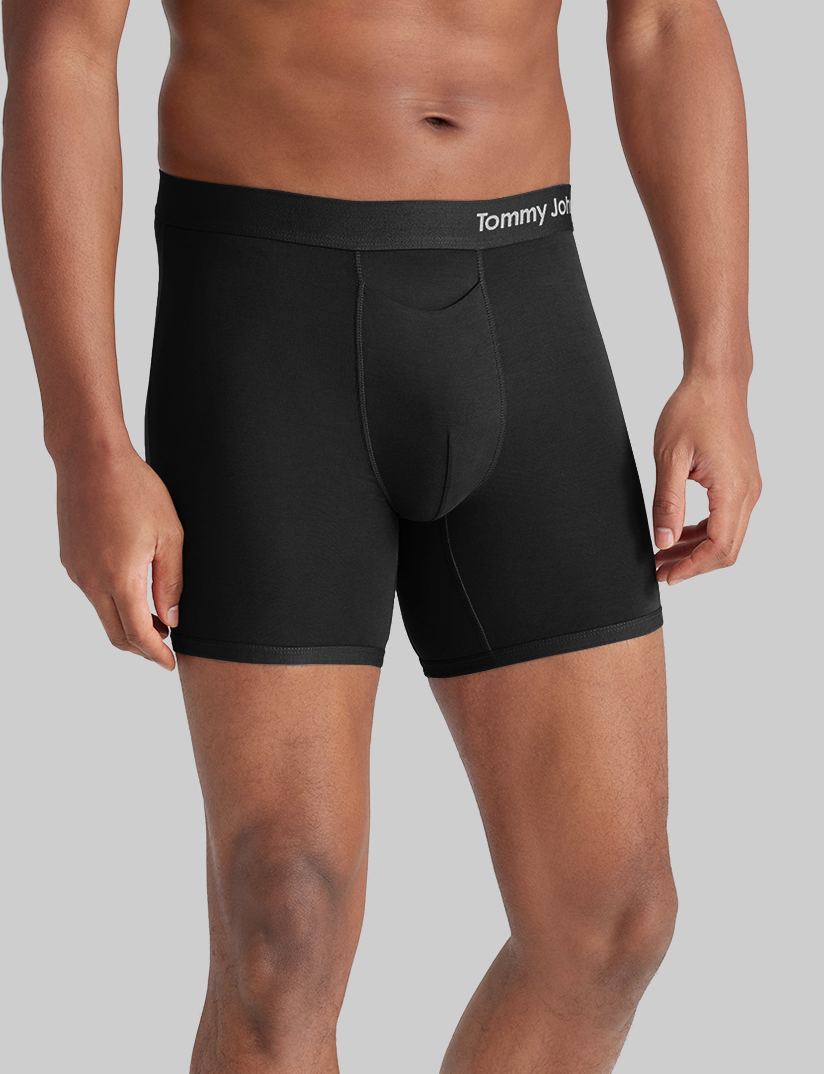 Breathable Cotton Mid-Length Boxer Briefs (6-Pack) - Soft Men's Underwear for All-Day Comfort - Perfect for Workout, Travel & Daily Wear