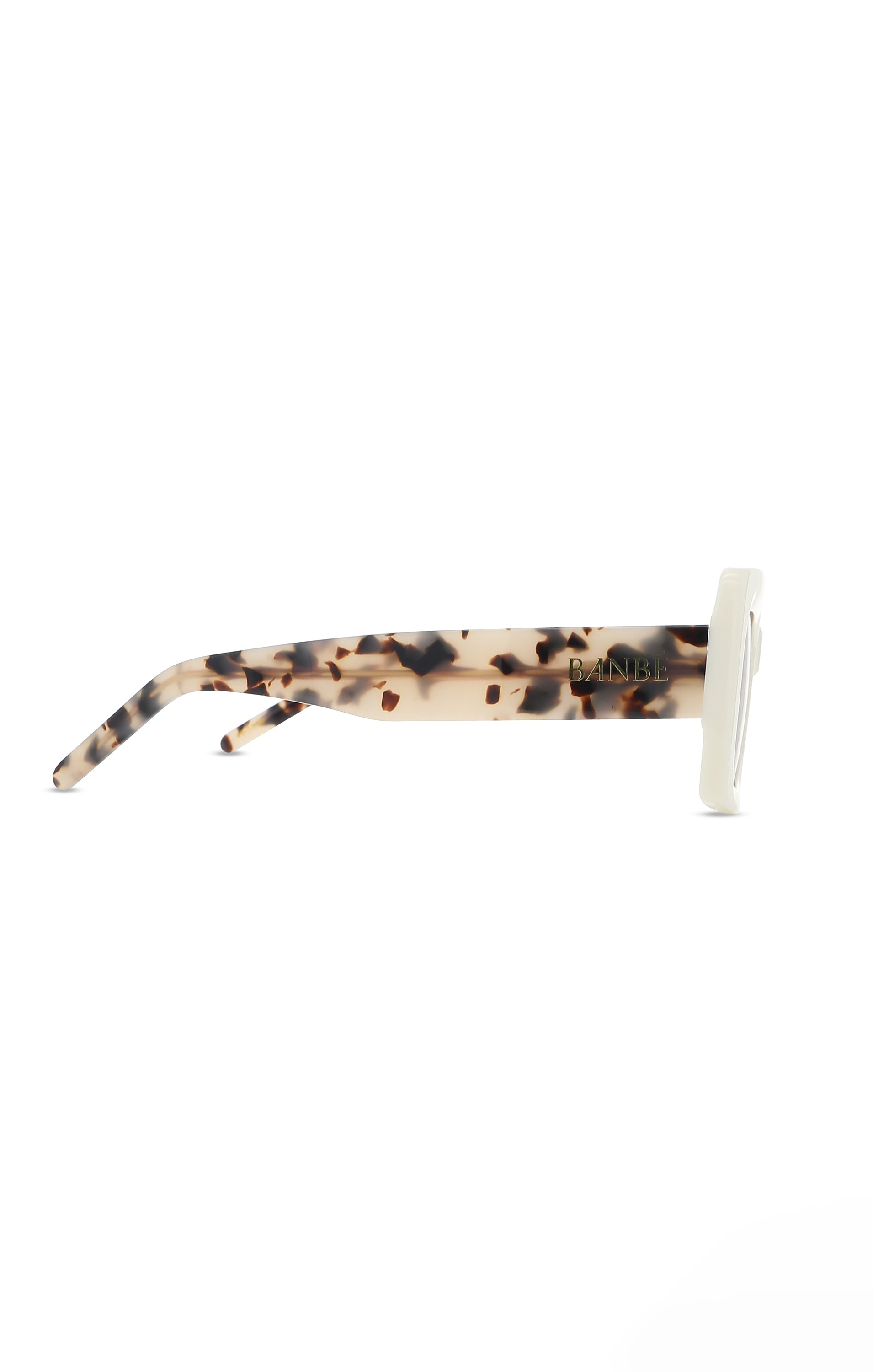 Banbé Eyewear The Kendall Sunglasses - Ivory & Blonde Tortoise Frame Fashion Sunglasses for Women | UV Protection, Trendy Summer Accessory for Beach, Driving & Outdoor Activities