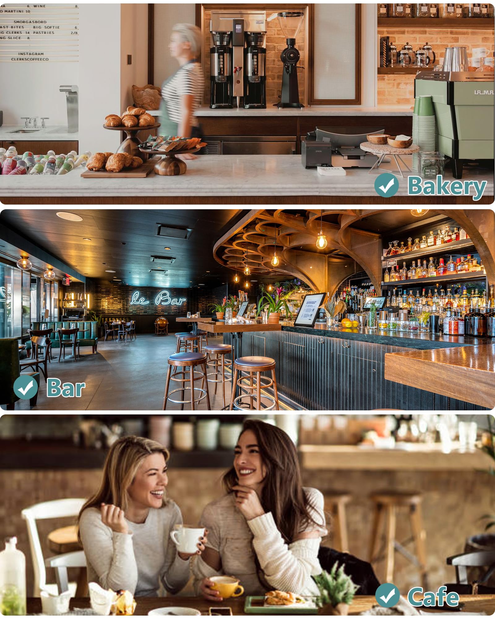 Wireless Restaurant Pager System - 18 Pagers with 2000Ft Long Range, Vibration, Flashing & Buzzer Alerts - Ideal for Social Distancing in Food Trucks, Cafes & Hotels (Perfect for Order Pickup & Customer Notifications)