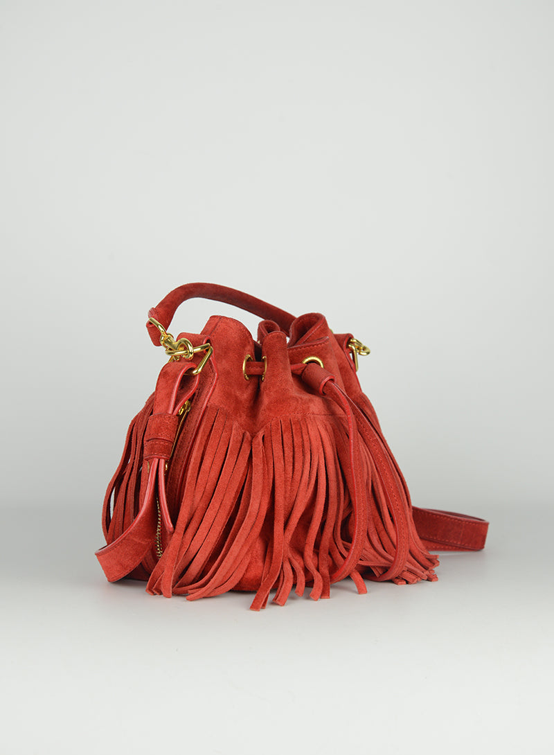 Saint Laurent Emmanuelle Red Leather Crossbody Bag - Luxury Designer Handbag for Women, Perfect for Parties, Date Nights & Special Occasions